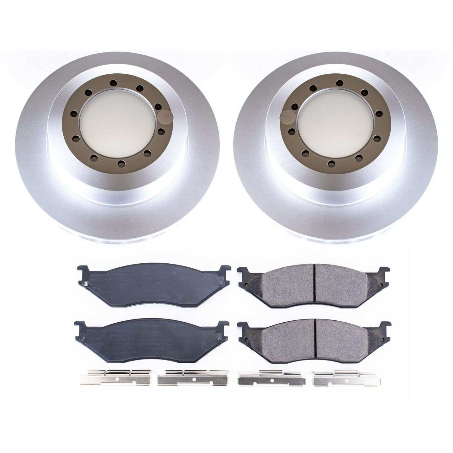 PowerStop Power Stop 99-04 Ford F53 Front or Rear Z17 Evolution Geomet Coated Brake Kit CRK5184