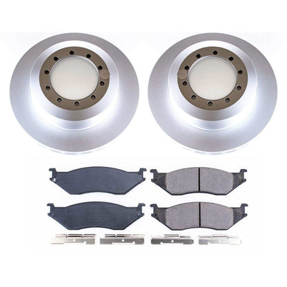 PowerStop Power Stop 99-04 Ford F53 Front or Rear Z17 Evolution Geomet Coated Brake Kit CRK5184