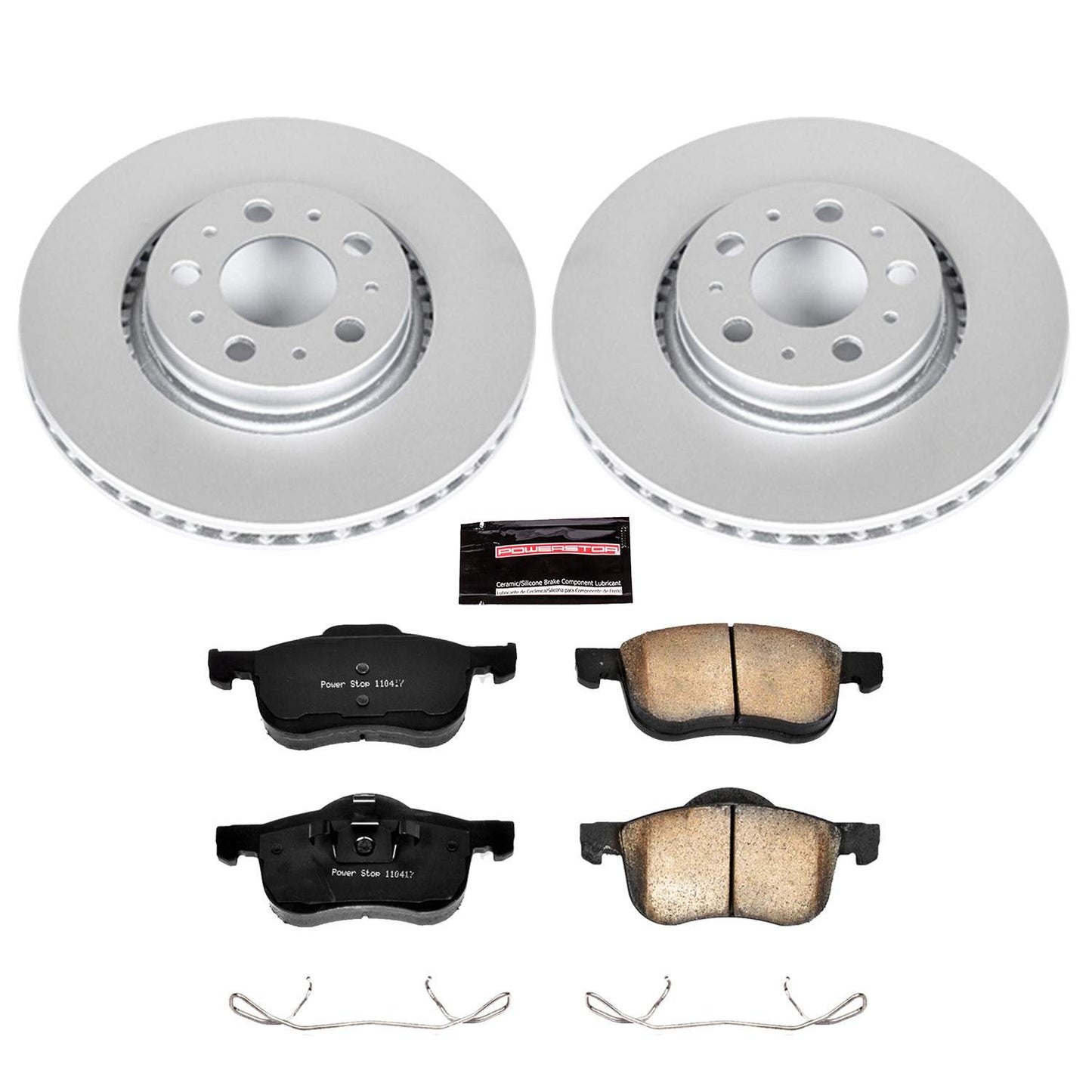 PowerStop Power Stop 01-09 Volvo S60 Front Z23 Evolution Sport Coated Brake Kit CRK5193