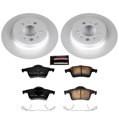 PowerStop Power Stop 01-09 Volvo S60 Rear Z23 Evolution Sport Coated Brake Kit CRK5196