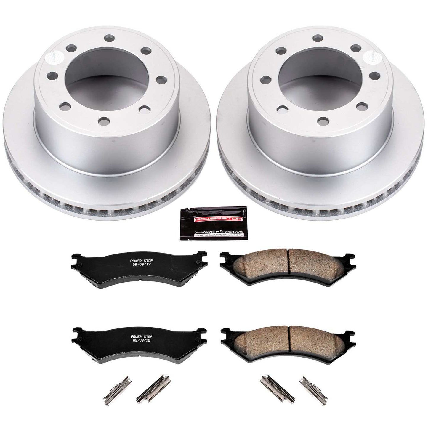 PowerStop Power Stop 2007 Ford E-150 Rear Z17 Evolution Geomet Coated Brake Kit CRK5203