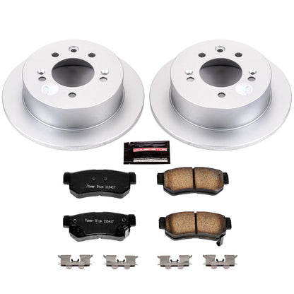 PowerStop Power Stop 07-10 Hyundai Elantra Rear Z17 Evolution Geomet Coated Brake Kit CRK5210