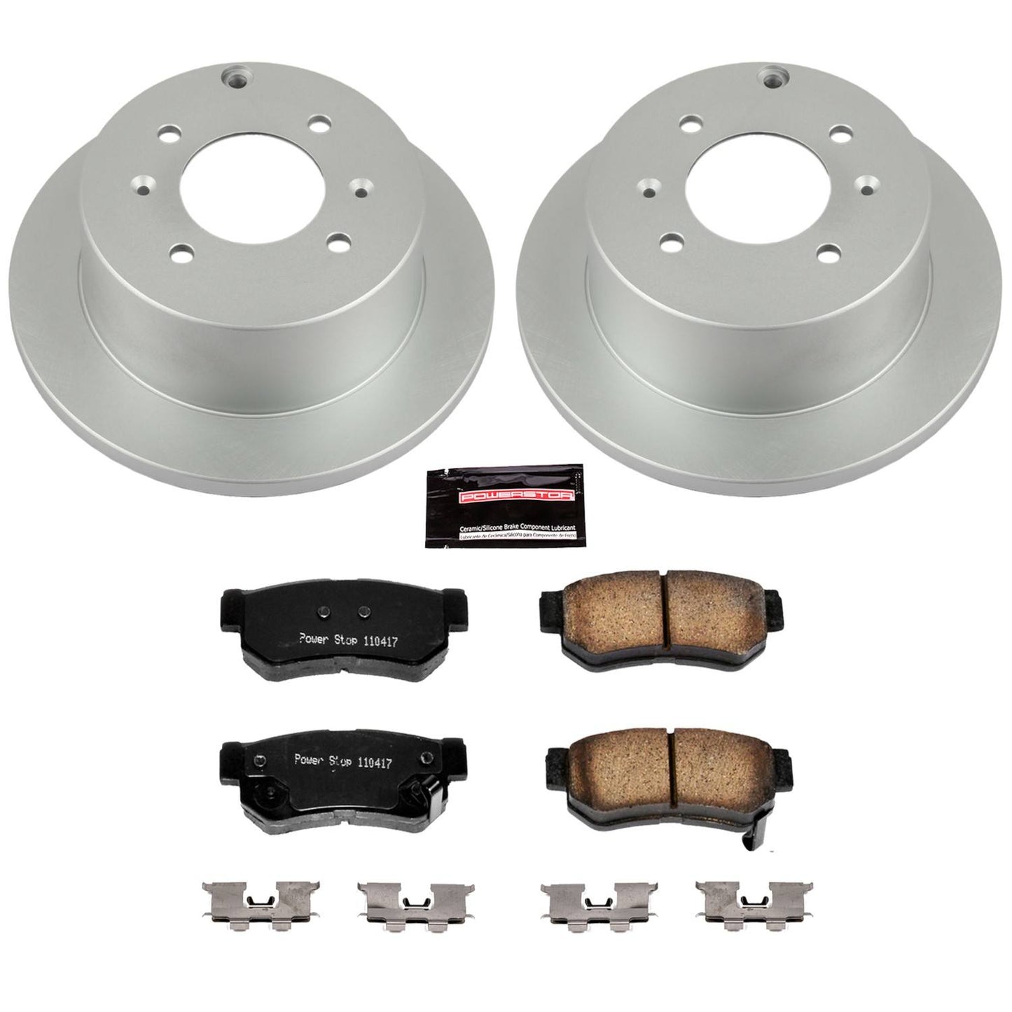 PowerStop Power Stop 99-05 Hyundai Sonata Rear Z17 Evolution Geomet Coated Brake Kit CRK5212