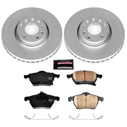 PowerStop Power Stop 99-02 Saab 9-3 Front Z23 Evolution Sport Coated Brake Kit CRK5218