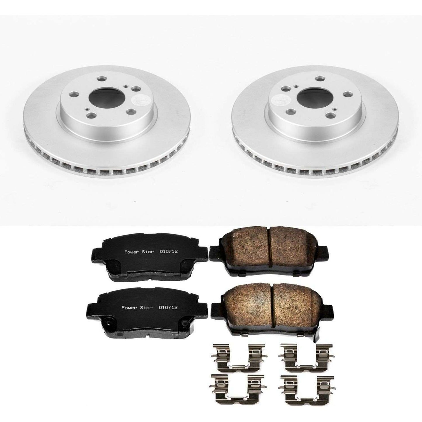 PowerStop Power Stop 04-09 Toyota Prius Front Z17 Evolution Geomet Coated Brake Kit CRK5219