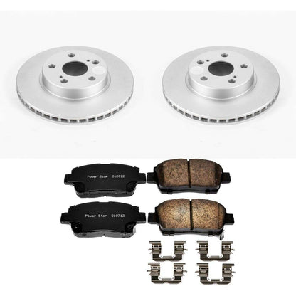 PowerStop Power Stop 04-09 Toyota Prius Front Z17 Evolution Geomet Coated Brake Kit CRK5219