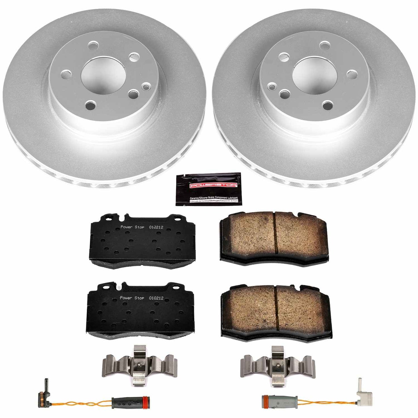PowerStop Power Stop 03-06 Mercedes-Benz E500 Front Z23 Evolution Sport Coated Brake Kit CRK5239