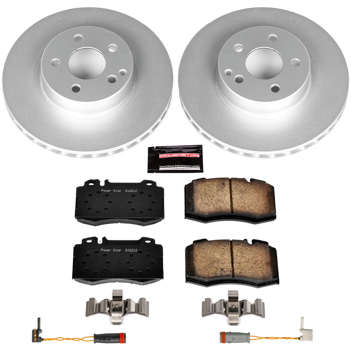 PowerStop Power Stop 03-06 Mercedes-Benz E500 Front Z23 Evolution Sport Coated Brake Kit CRK5239