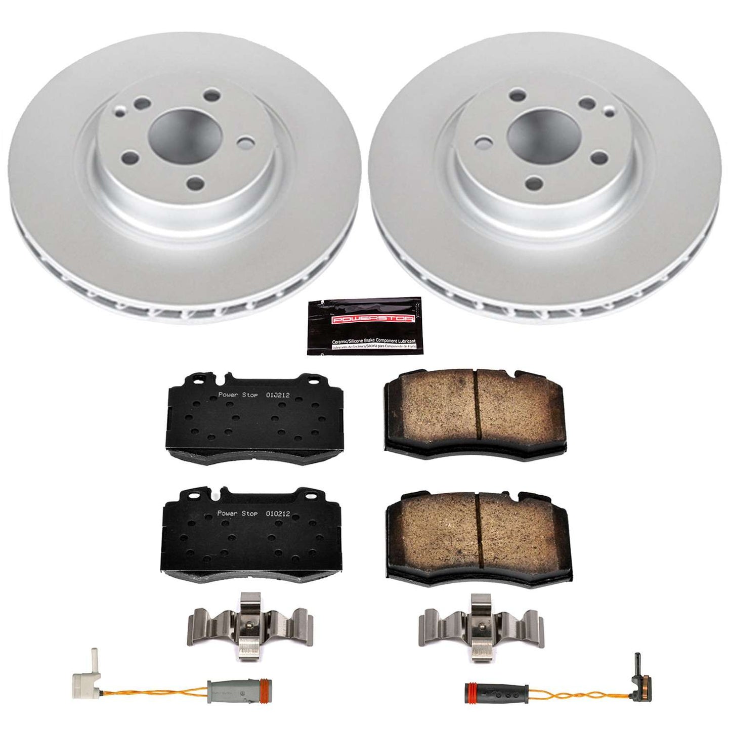PowerStop Power Stop 07-09 Mercedes-Benz E350 Front Z23 Evolution Sport Coated Brake Kit CRK5241