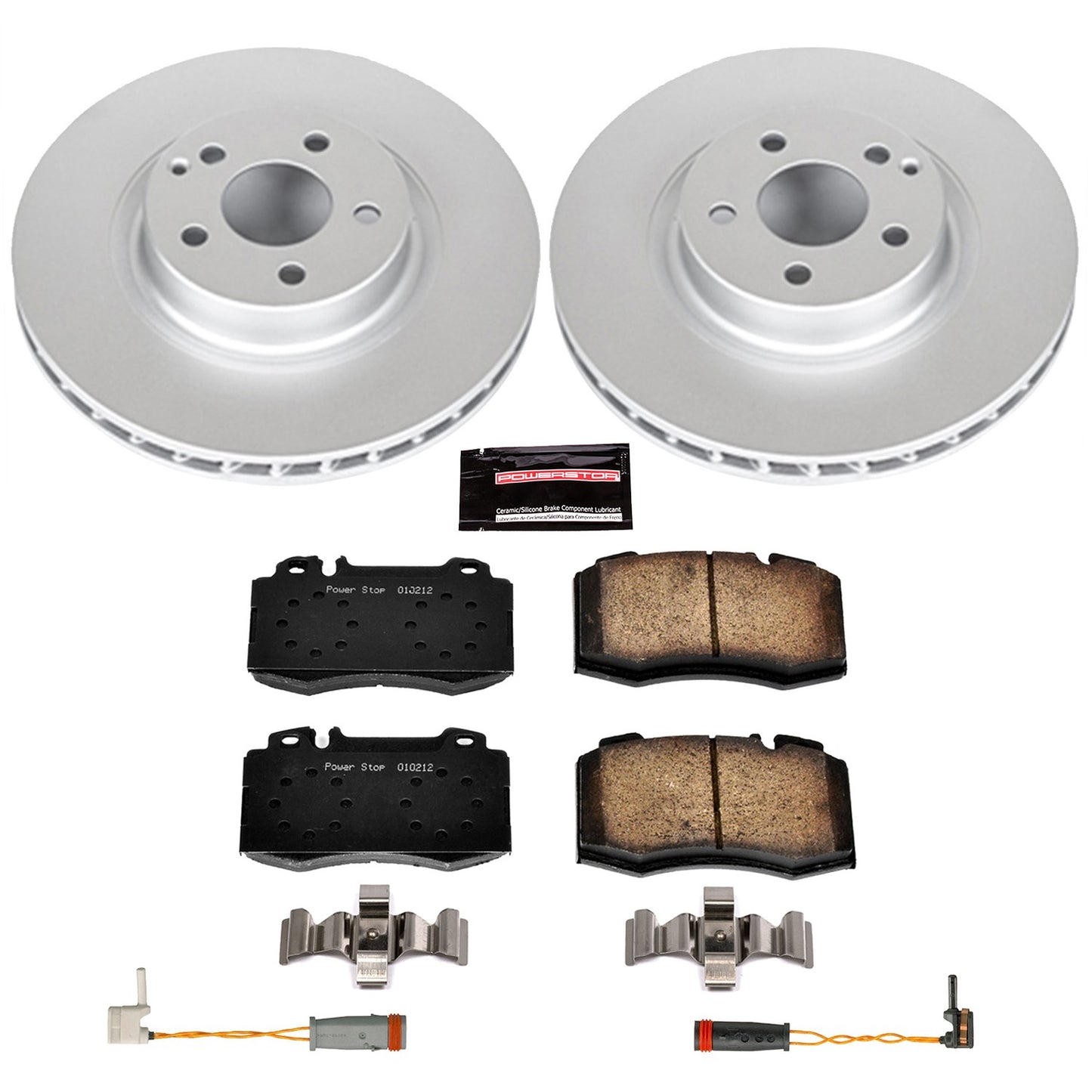 PowerStop Power Stop 07-09 Mercedes-Benz E350 Front Z23 Evolution Sport Coated Brake Kit CRK5241