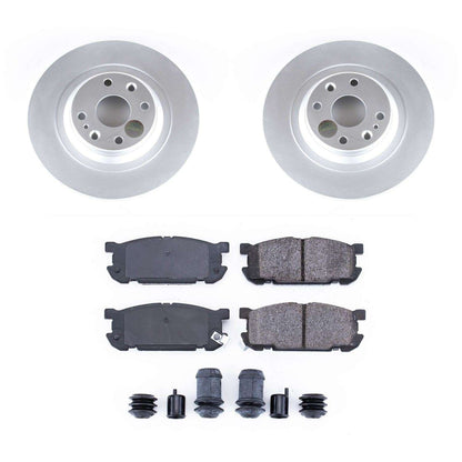 PowerStop Power Stop 01-05 Mazda Miata Rear Z17 Evolution Geomet Coated Brake Kit CRK5267