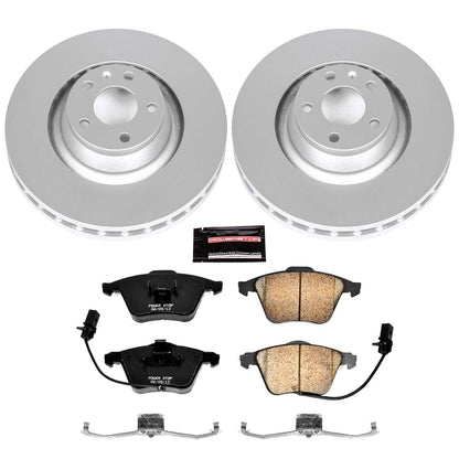 PowerStop Power Stop 05-11 Audi A6 Quattro Front Z23 Evolution Sport Coated Brake Kit CRK5277