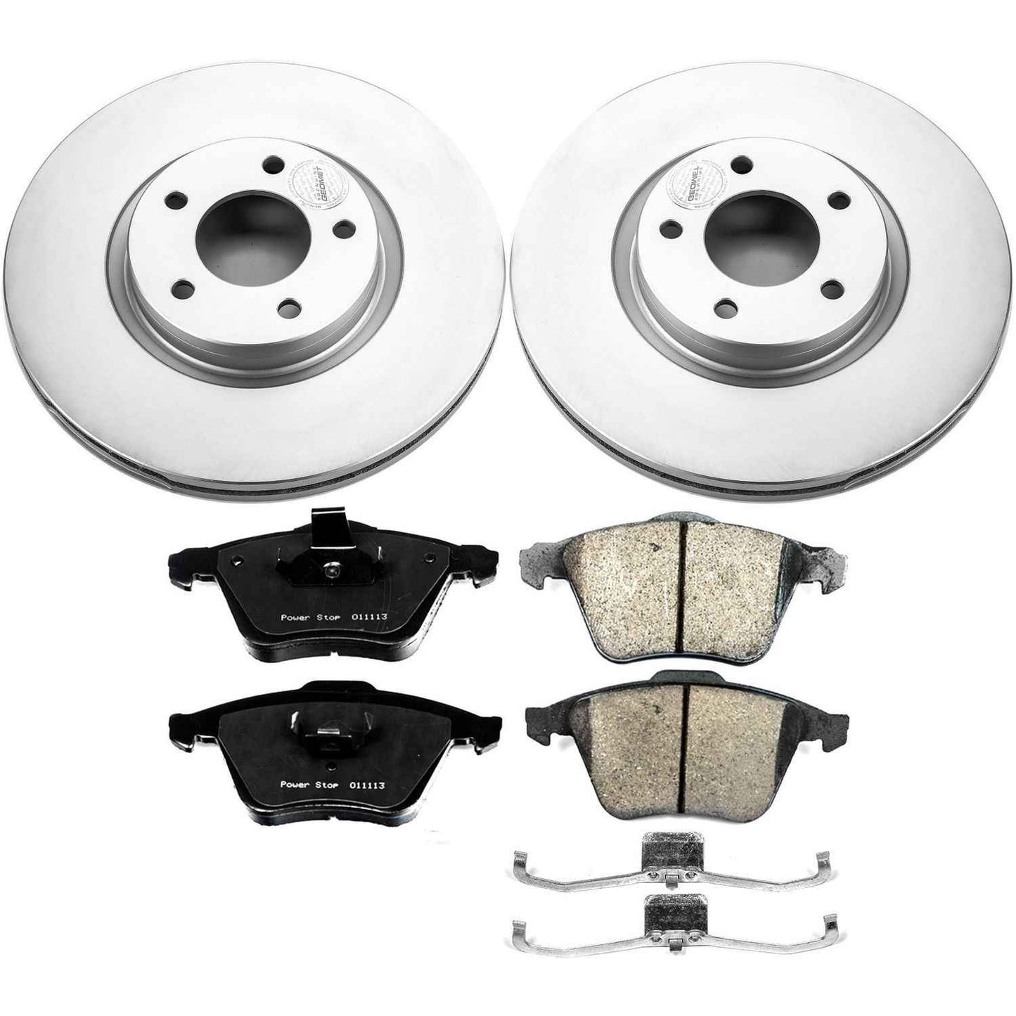 PowerStop Power Stop 07-13 Mazda 3 Front Z17 Evolution Geomet Coated Brake Kit CRK5279