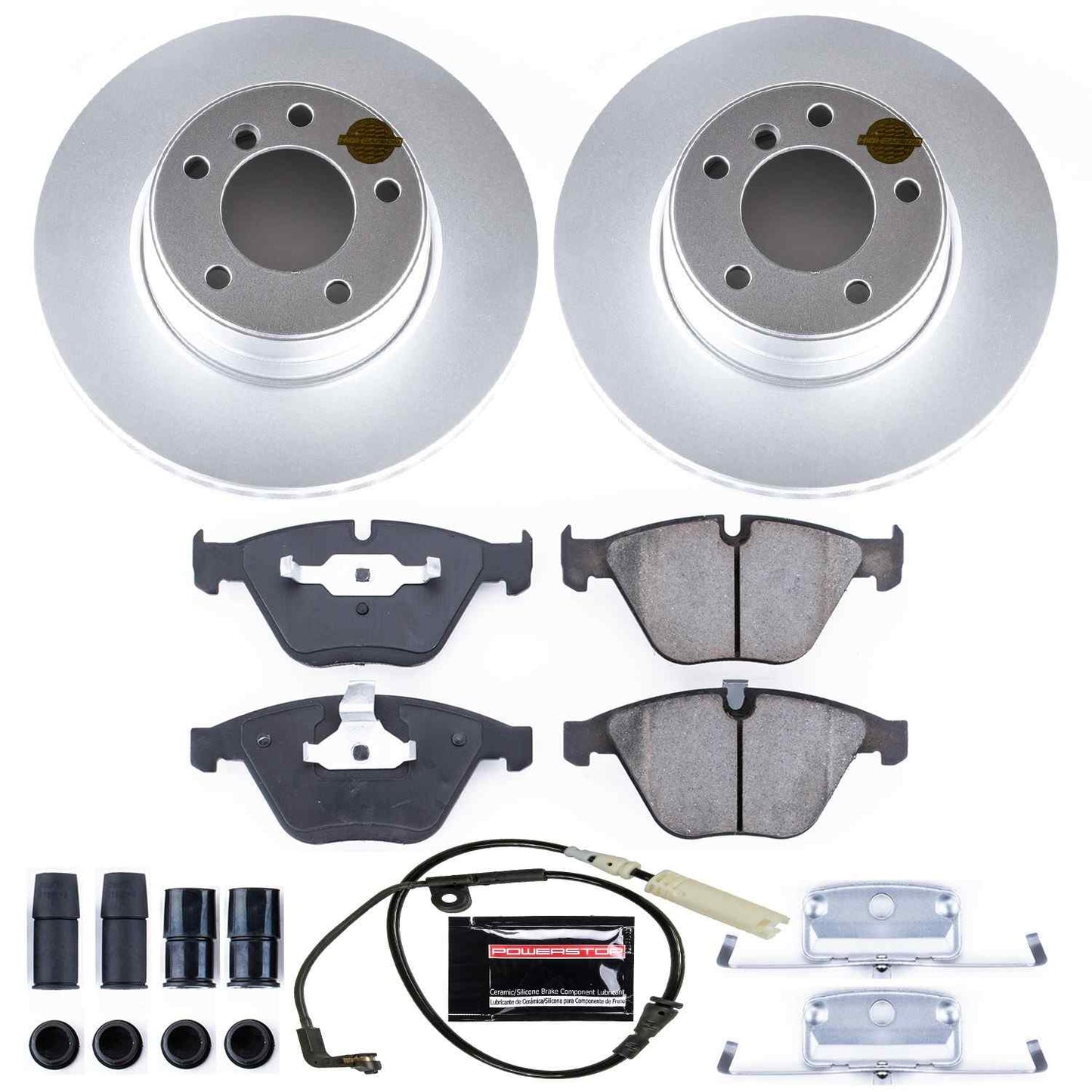 PowerStop Power Stop 06-07 BMW 525i Front Z23 Evolution Sport Coated Brake Kit CRK5280