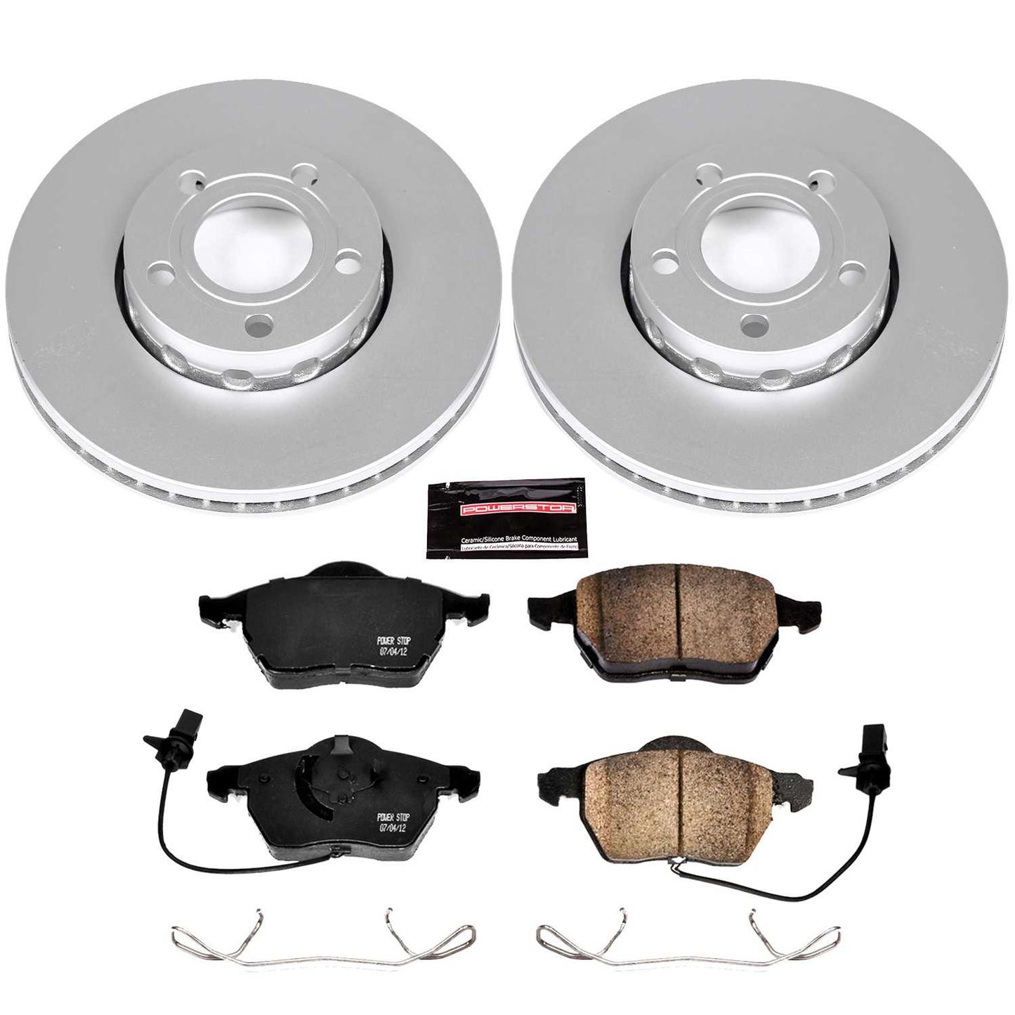 PowerStop Power Stop 99-04 Audi A4 Front Z23 Evolution Sport Coated Brake Kit CRK528