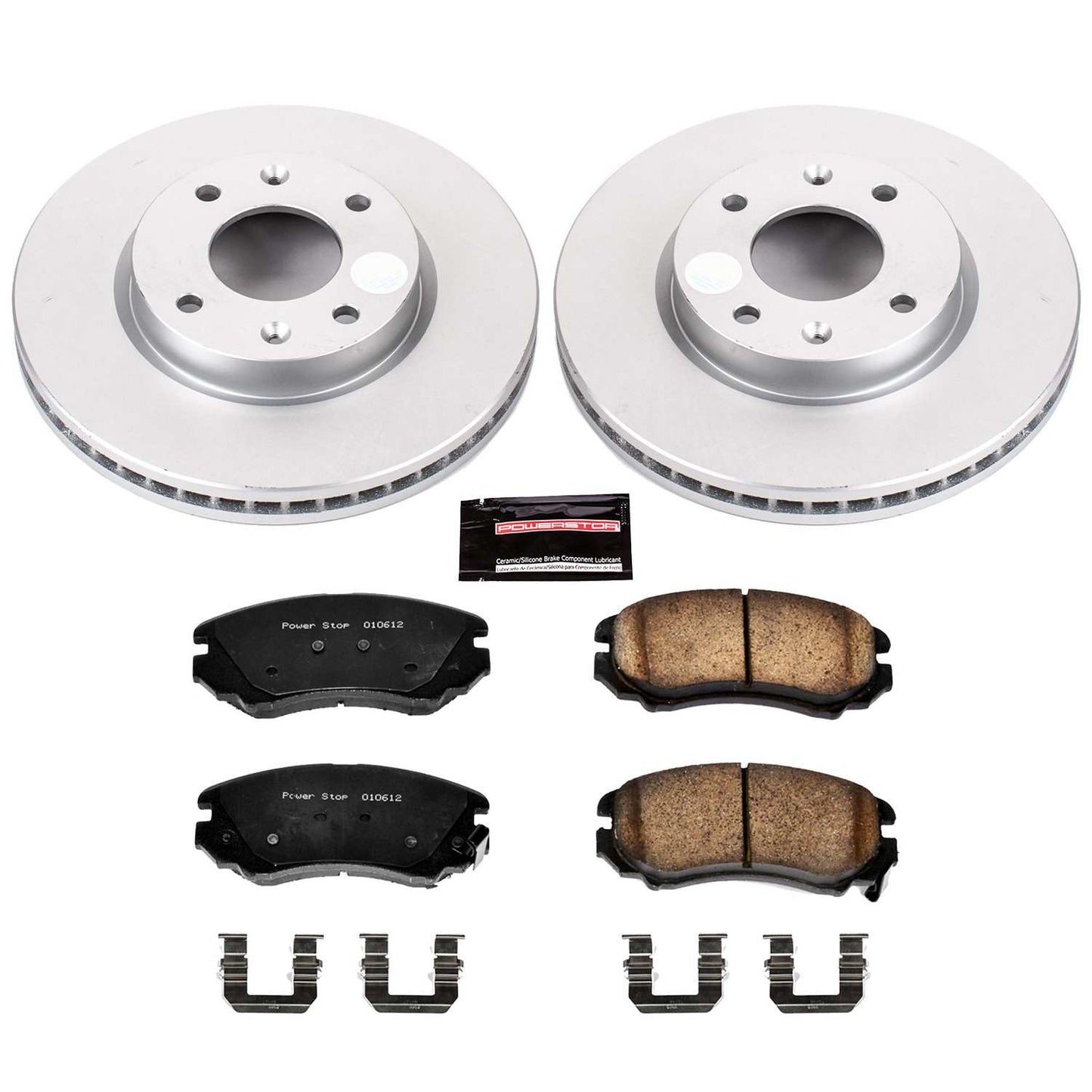 PowerStop Power Stop 03-05 Hyundai Sonata Front Z17 Evolution Geomet Coated Brake Kit CRK5290