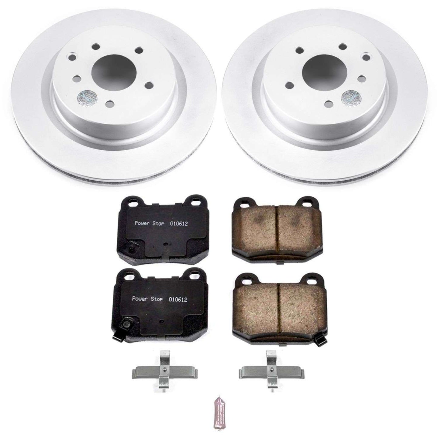 PowerStop Power Stop 03-04 Infiniti G35 Rear Z17 Evolution Geomet Coated Brake Kit CRK5303