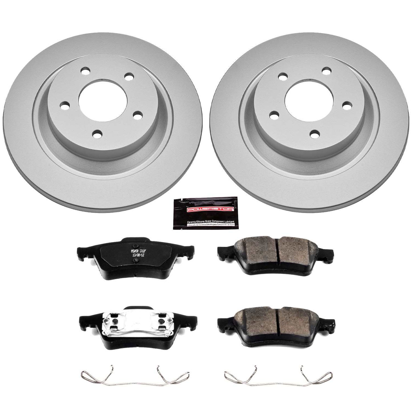 PowerStop Power Stop 06-07 Mazda 5 Rear Z17 Evolution Geomet Coated Brake Kit CRK5310