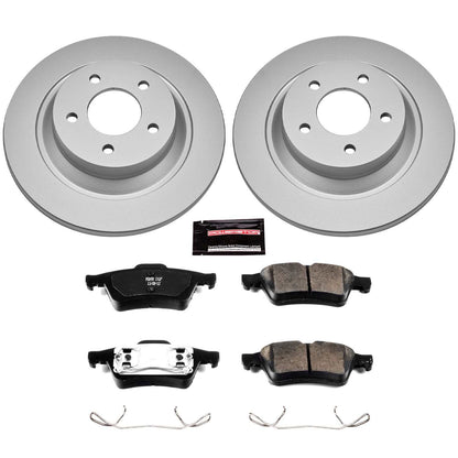 PowerStop Power Stop 06-07 Mazda 5 Rear Z17 Evolution Geomet Coated Brake Kit CRK5310