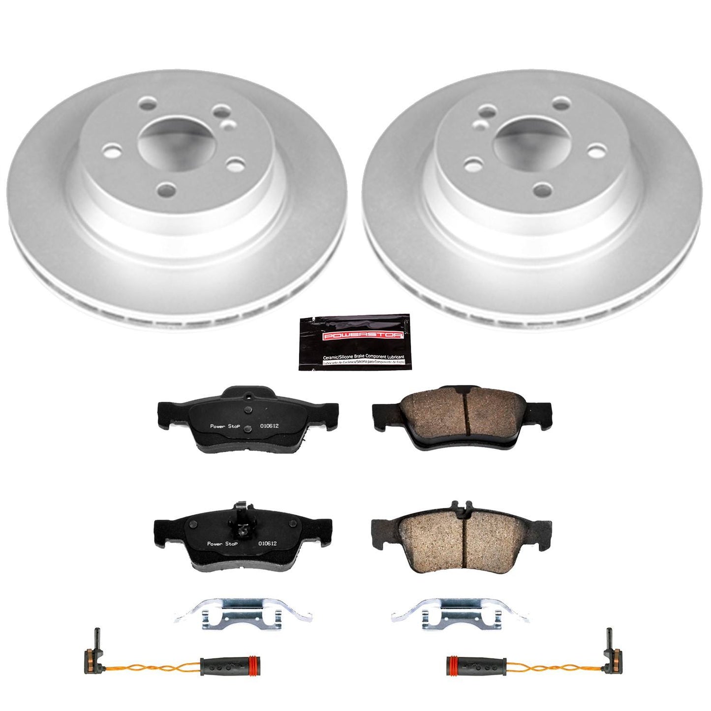 PowerStop Power Stop 06-09 Mercedes-Benz E350 Rear Z23 Evolution Sport Coated Brake Kit CRK5322