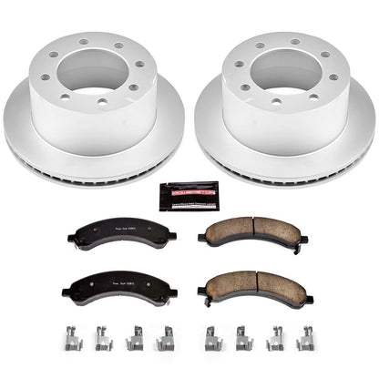 PowerStop Power Stop 03-08 Chevrolet Express 3500 Rear Z17 Evolution Geomet Coated Brake Kit CRK5328