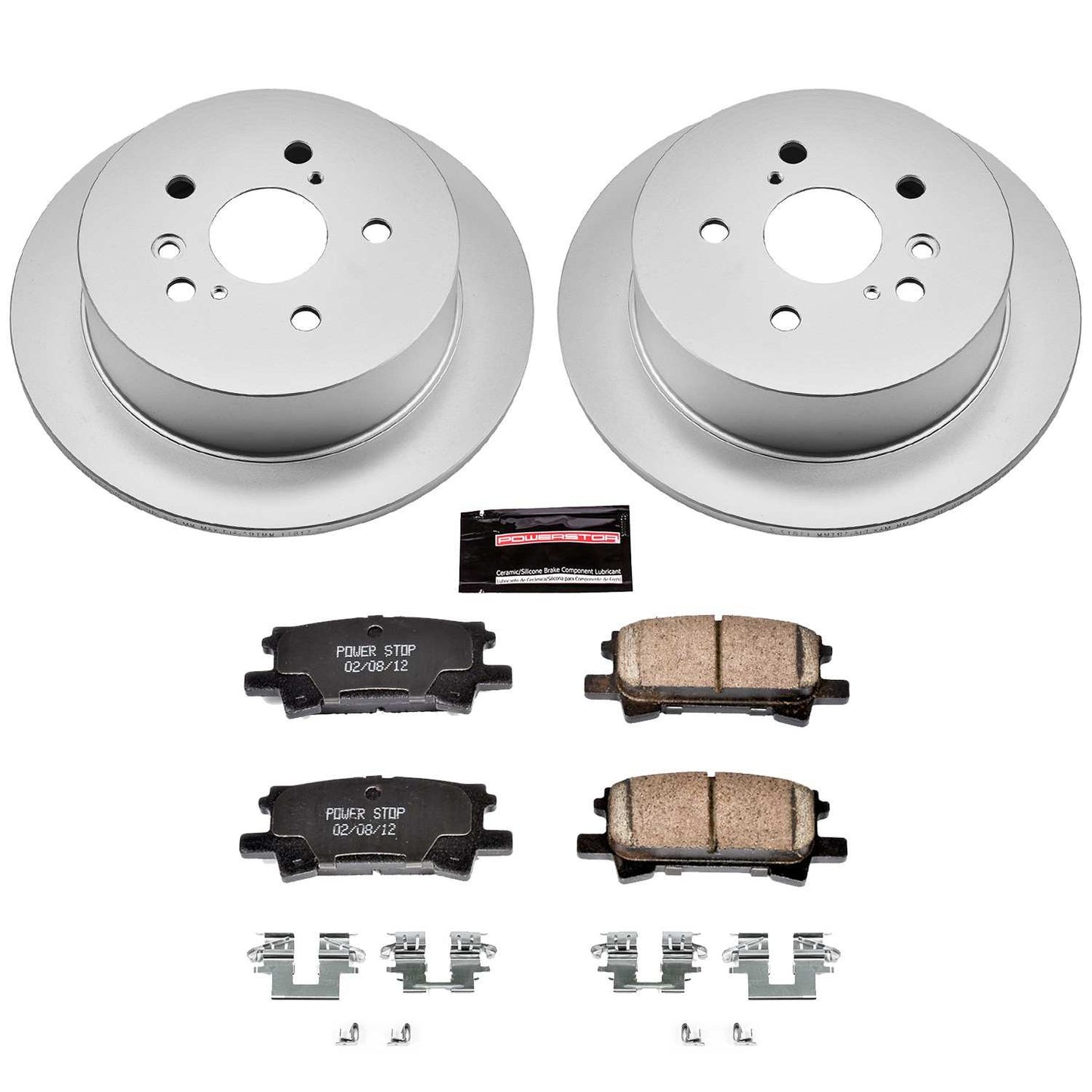PowerStop Power Stop 04-06 Lexus RX330 Rear Z17 Evolution Geomet Coated Brake Kit CRK5333