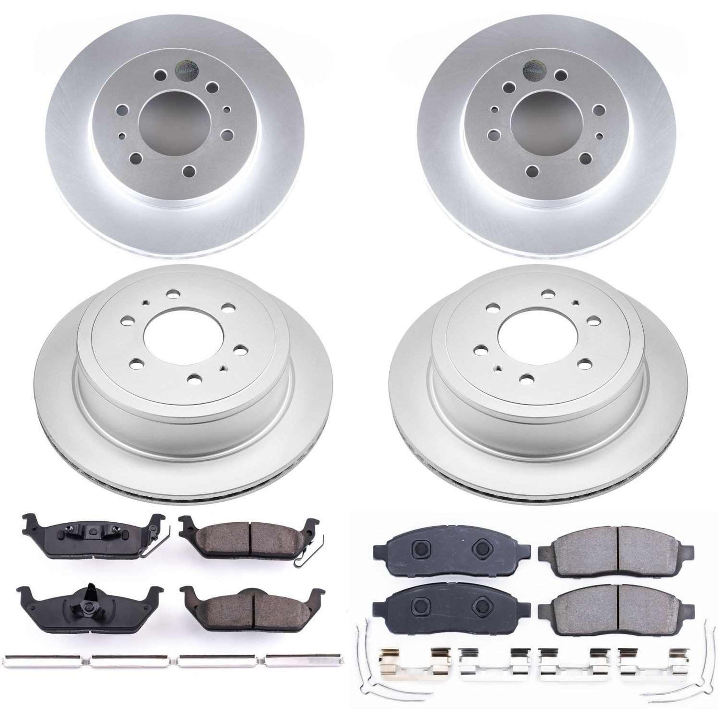 PowerStop Power Stop 2009 Ford F-150 Front & Rear Z17 Evolution Geomet Coated Brake Kit CRK5335