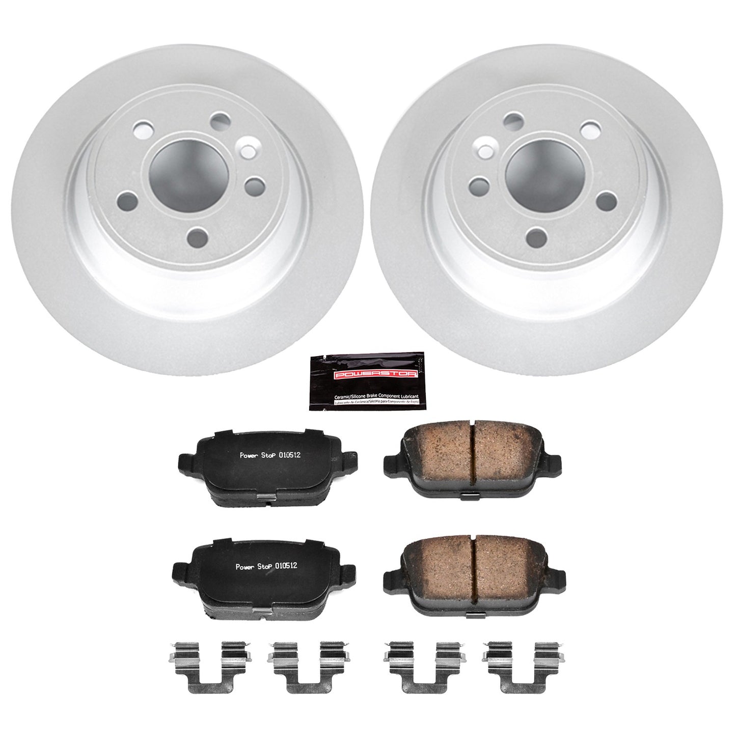 PowerStop Power Stop 07-11 Volvo S80 Rear Z23 Evolution Sport Coated Brake Kit CRK5341
