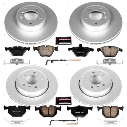 PowerStop Power Stop 04-06 BMW 525i Front & Rear Z23 Evolution Sport Coated Brake Kit CRK5360