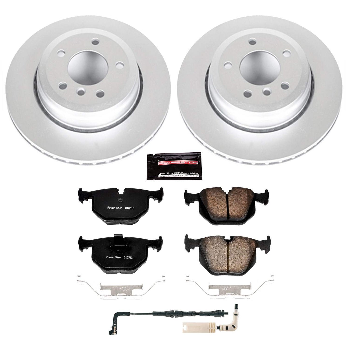 PowerStop Power Stop 04-07 BMW 525i Rear Z23 Evolution Sport Coated Brake Kit CRK5361