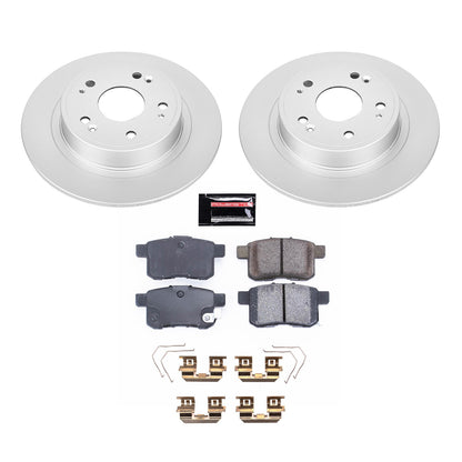 PowerStop Power Stop 11-14 Acura TSX Rear Z17 Evolution Geomet Coated Brake Kit CRK5368