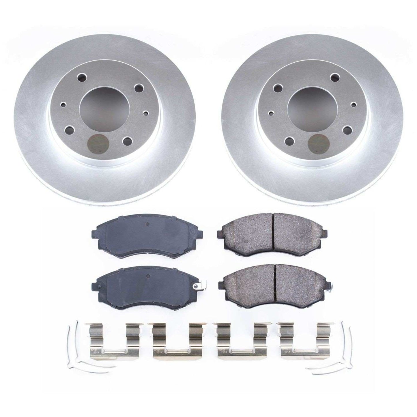 PowerStop Power Stop 02-03 Hyundai Sonata Front Z17 Evolution Geomet Coated Brake Kit CRK5372