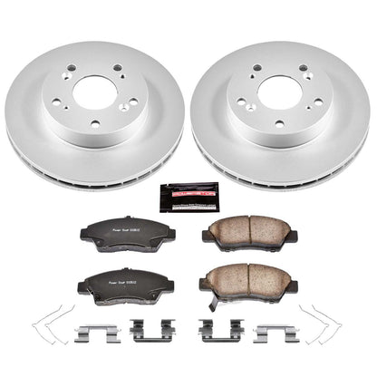 PowerStop Power Stop 11-15 Honda CR-Z Front Z17 Evolution Geomet Coated Brake Kit CRK5400