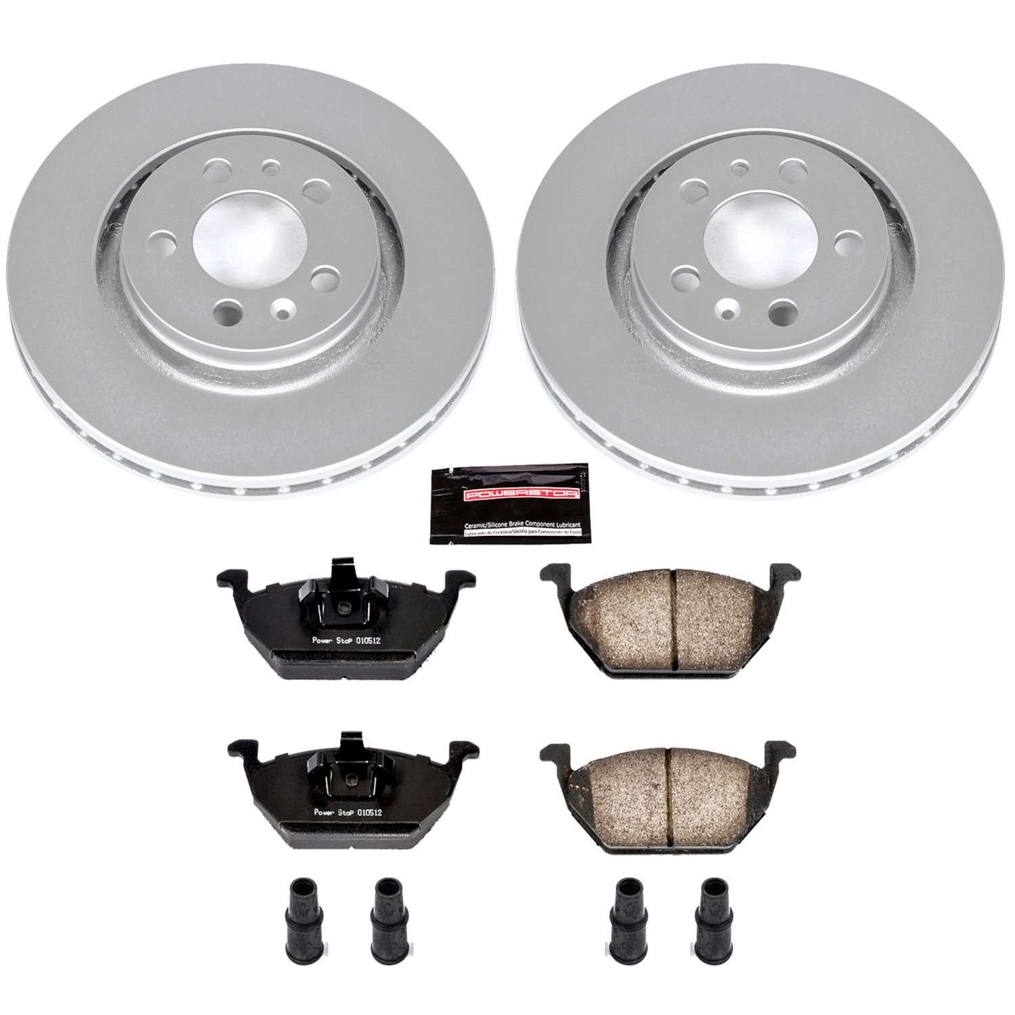 PowerStop Power Stop 1998 Volkswagen Beetle Front Z23 Evolution Sport Coated Brake Kit CRK5401