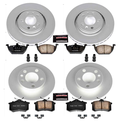 PowerStop Power Stop 1998 Volkswagen Beetle Front & Rear Z23 Evolution Sport Coated Brake Kit CRK5402
