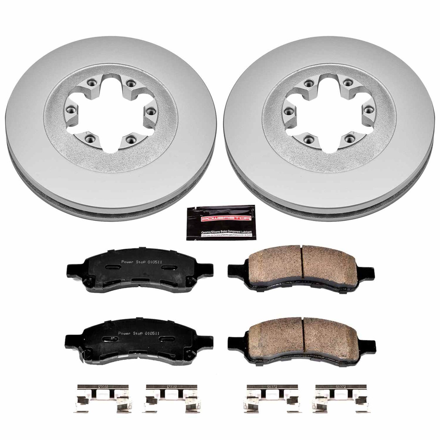 PowerStop Power Stop 09-12 Chevrolet Colorado Front Z17 Evolution Geomet Coated Brake Kit CRK5405