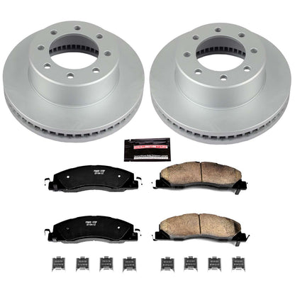 PowerStop Power Stop 09-10 Dodge Ram 2500 Front Z17 Evolution Geomet Coated Brake Kit CRK5411