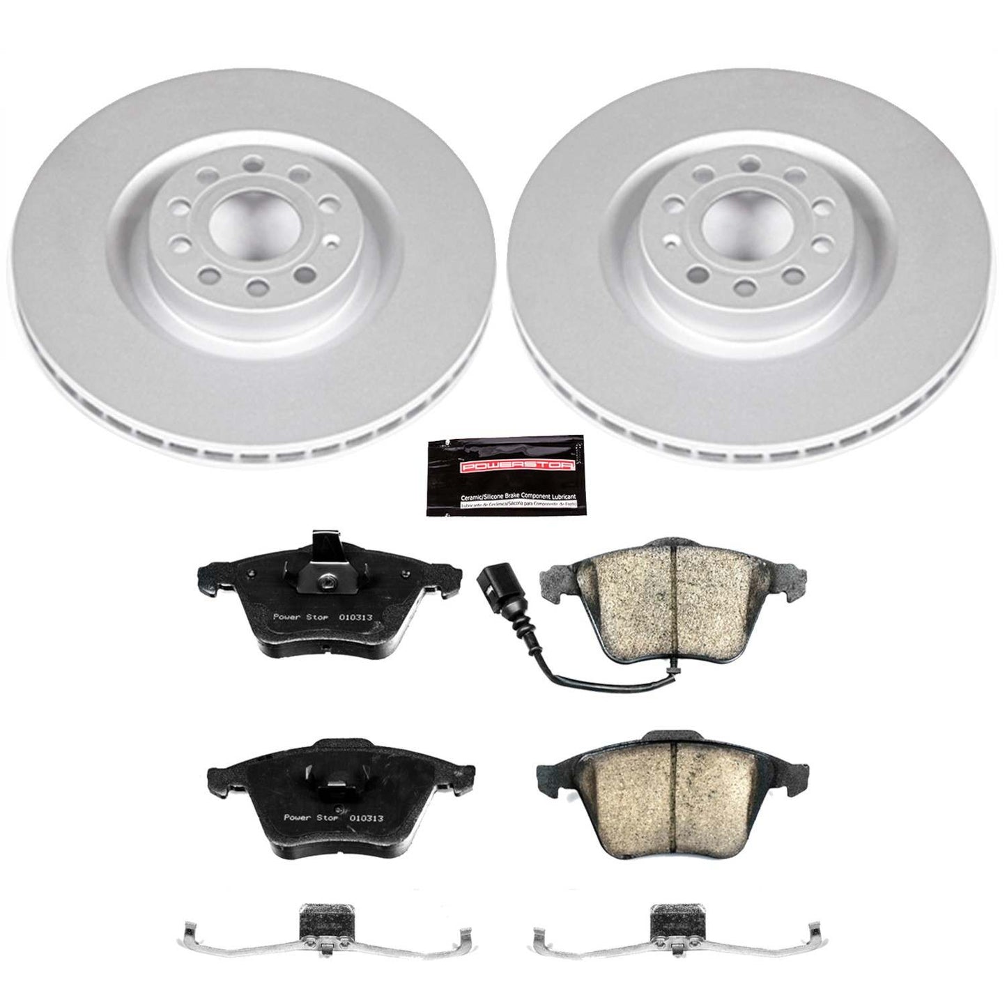 PowerStop Power Stop 09-11 Volkswagen CC Front Z23 Evolution Sport Coated Brake Kit CRK5425