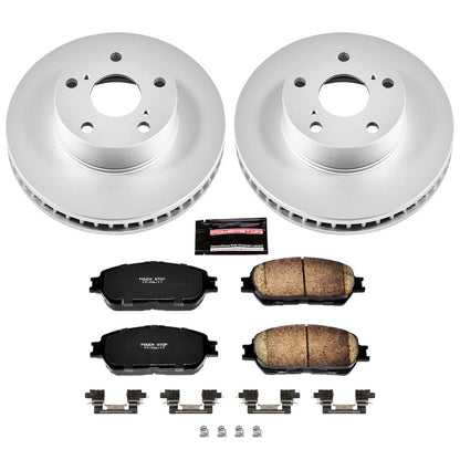 PowerStop Power Stop 05-15 Toyota Tacoma Front Z17 Evolution Geomet Coated Brake Kit CRK5431