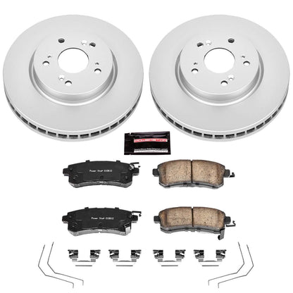 PowerStop Power Stop 12-15 Honda Crosstour Front Z17 Evolution Geomet Coated Brake Kit CRK5432