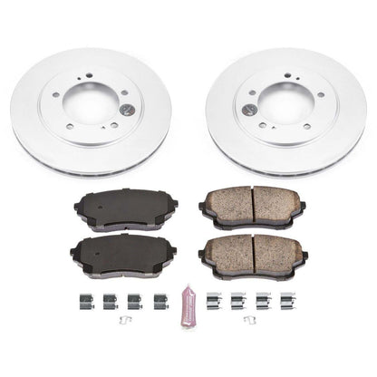 PowerStop Power Stop 04-06 Suzuki XL-7 Front Z17 Evolution Geomet Coated Brake Kit CRK5437