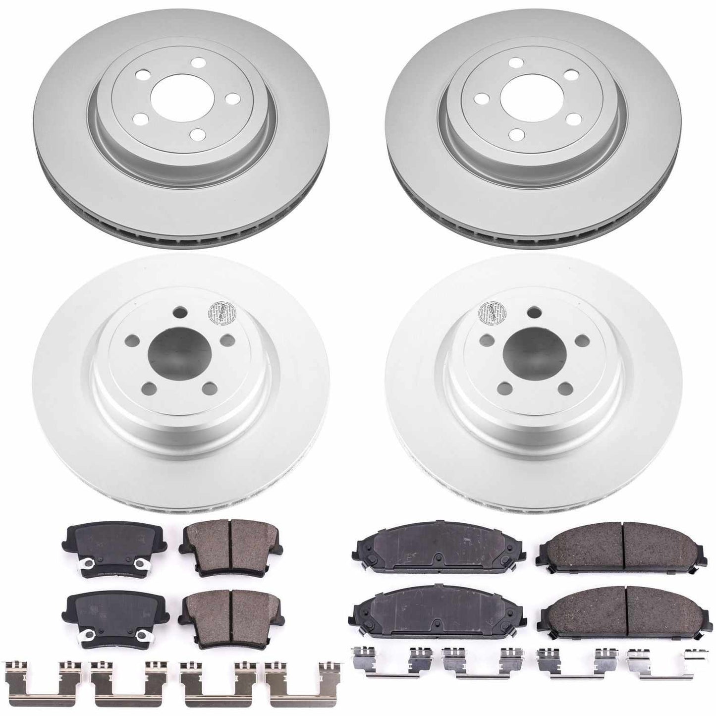 PowerStop Power Stop 06-14 Dodge Charger Front & Rear Z17 Evolution Geomet Coated Brake Kit CRK5457