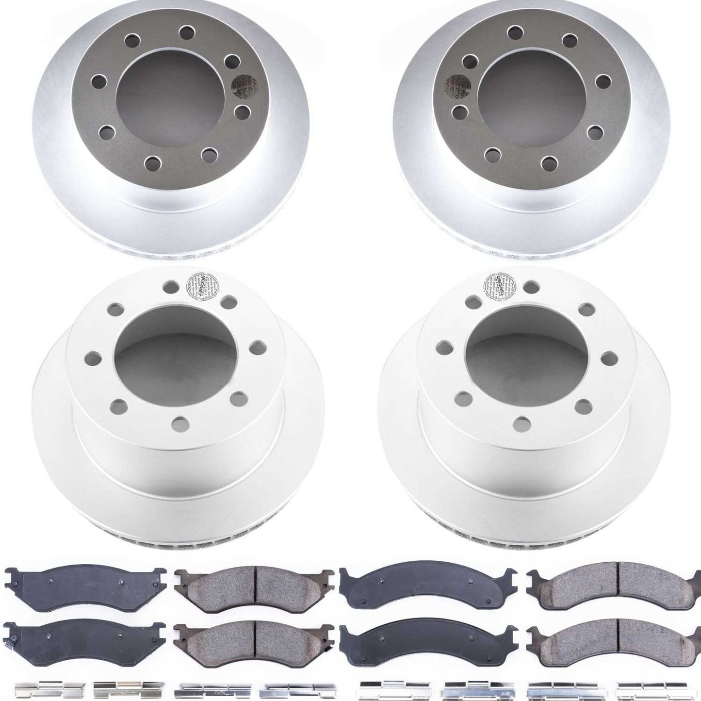 PowerStop Power Stop 01-02 Dodge Ram 2500 Front & Rear Z17 Evolution Geomet Coated Brake Kit CRK5466
