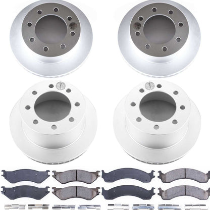 PowerStop Power Stop 01-02 Dodge Ram 2500 Front & Rear Z17 Evolution Geomet Coated Brake Kit CRK5466