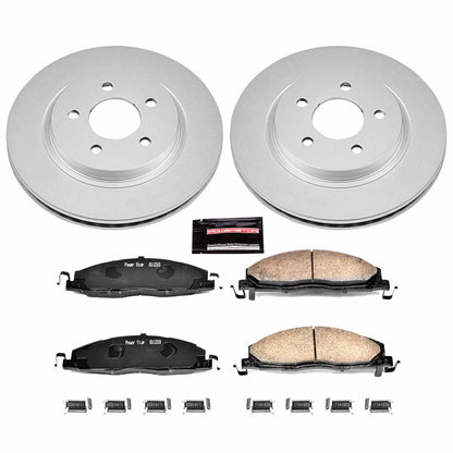 PowerStop Power Stop 09-10 Dodge Ram 2500 Rear Z17 Evolution Geomet Coated Brake Kit CRK5487