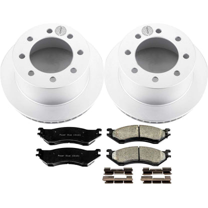 PowerStop Power Stop 01-02 Dodge Ram 2500 Rear Z17 Evolution Geomet Coated Brake Kit CRK5489