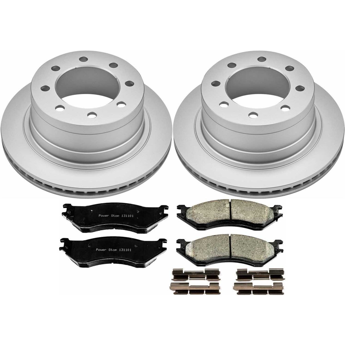PowerStop Power Stop 06-08 Dodge Ram 1500 Rear Z17 Evolution Geomet Coated Brake Kit CRK5490