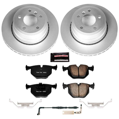 PowerStop Power Stop 06-07 BMW 525xi Rear Z23 Evolution Sport Coated Brake Kit CRK5491