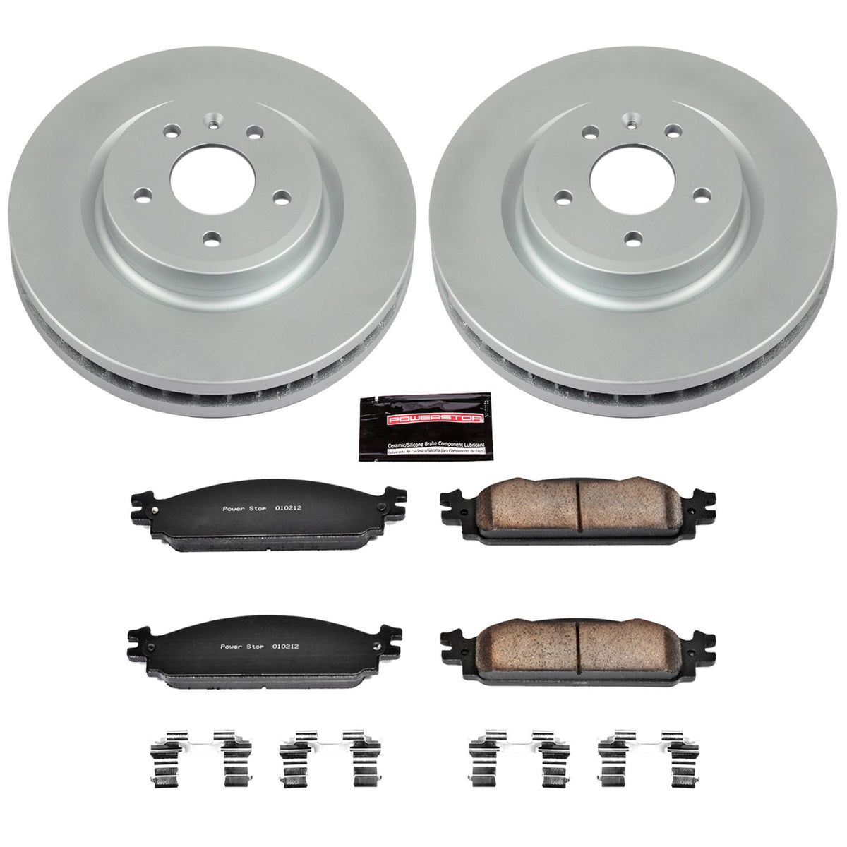 PowerStop Power Stop 09-11 Ford Flex Front Z17 Evolution Geomet Coated Brake Kit CRK5509