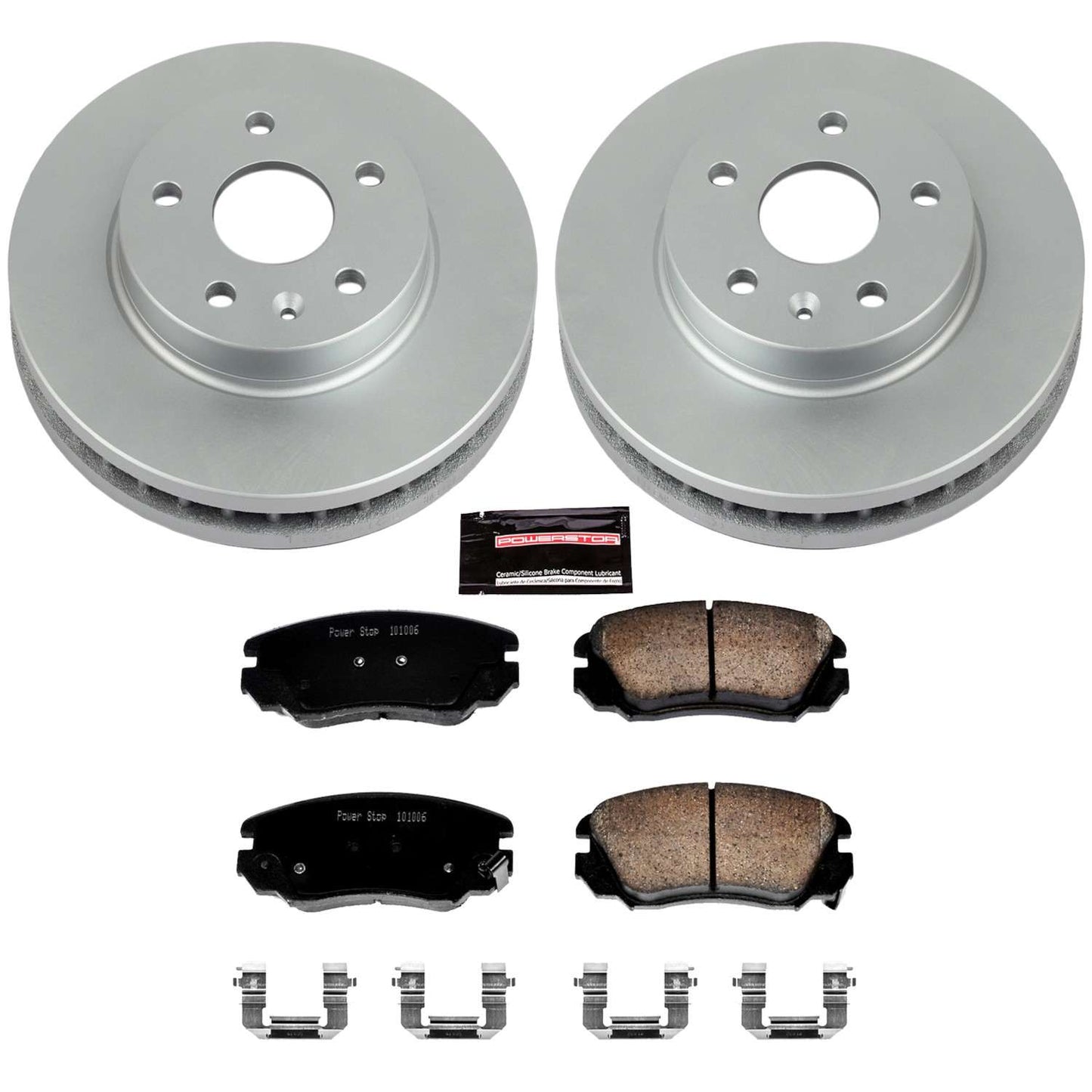 PowerStop Power Stop 11-16 Buick LaCrosse Front Z17 Evolution Geomet Coated Brake Kit CRK5522